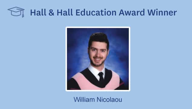 Hall & Hall Education Award