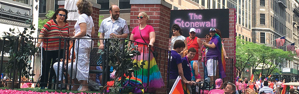 pride parade float stonewall