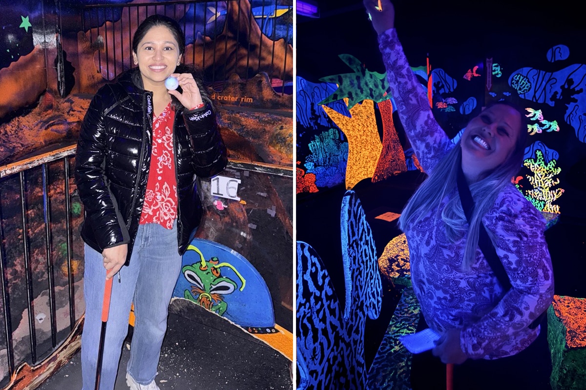 glow in the dark mini putt