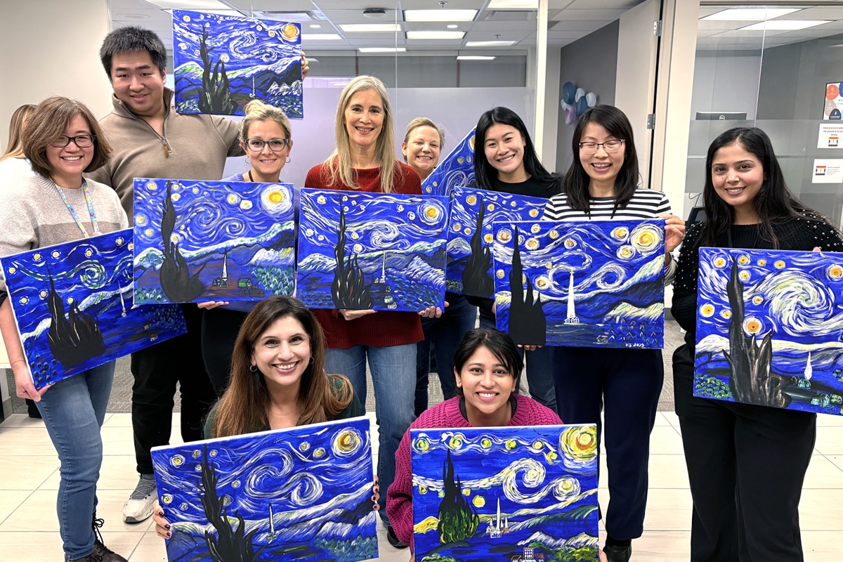 starry night group paintings